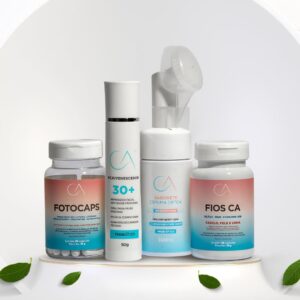 Kit Skincare + Fios CA + FOTOCAPS - Rejuvenescedor 30+